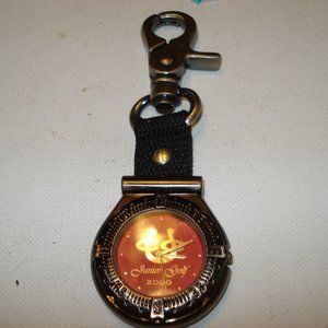 RARE VINTAGE 2000 JUNIOR GOLF CLIP POCKET SMI WATCH COMPASS NUMBERS
